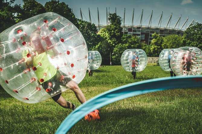 #1 Bubble Football games in Warsaw - Five minutes of warm-up before the collisions