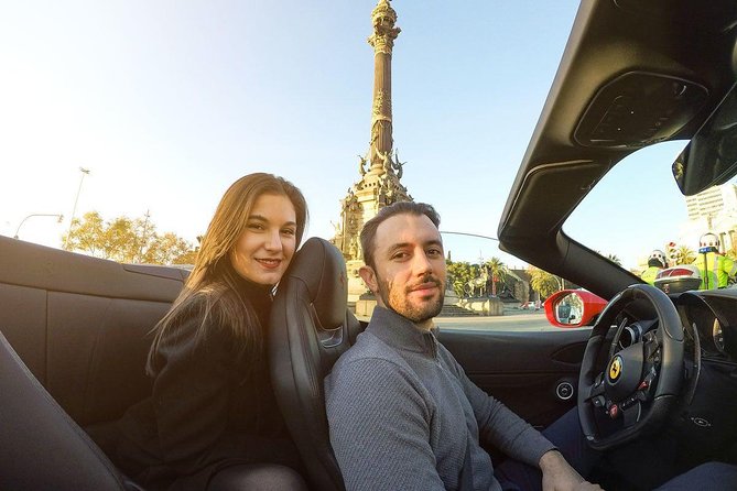 40-min Barcelona Old Urban F1 Circuit Supercar Tour - The Olympic Ring and Lluís Companys Stadium