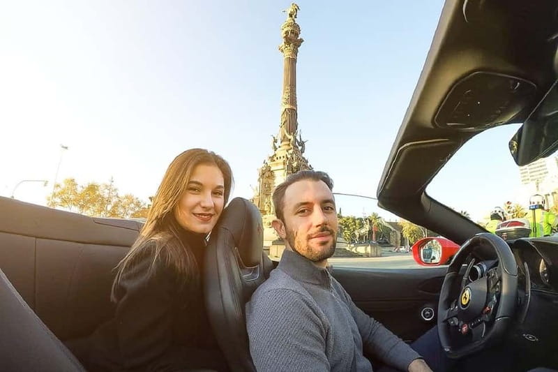 40-minute Barcelona Old Urban F1 Circuit Supercar Tour - Climbing Montjuïc toward the old F1 route