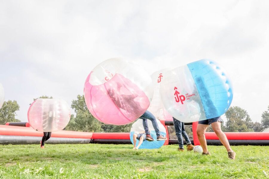 Amsterdam: Private Bubble Football Game - The break and the second half