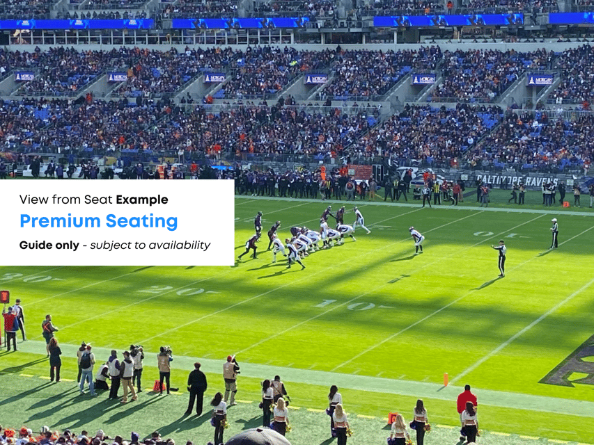 Baltimore: Ravens Football Game Ticket at M&T Bank Stadium - What makes the harborfront setting useful