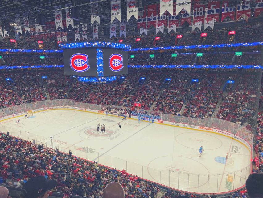 Bell Centre: Montreal Canadiens Ice Hockey Game Ticket - Food, Crowd Energy, and Comfort