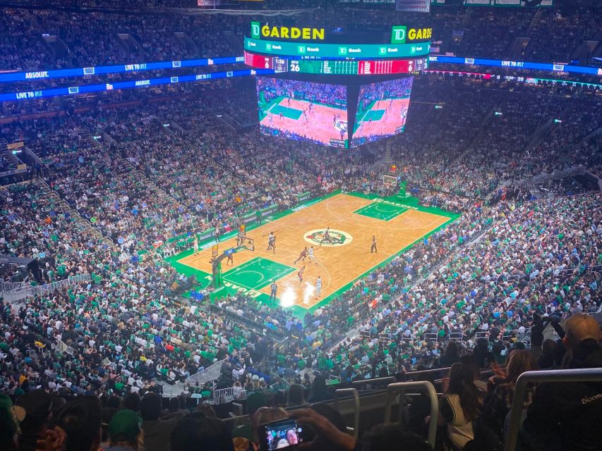 Boston: Boston Celtics Basketball Game Ticket at TD Garden - Finding your seat and judging the view