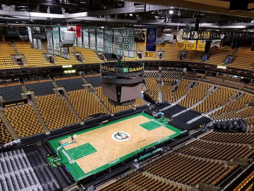 Boston: TD Garden Arena Tour - Walking the Player Entrance Tunnels