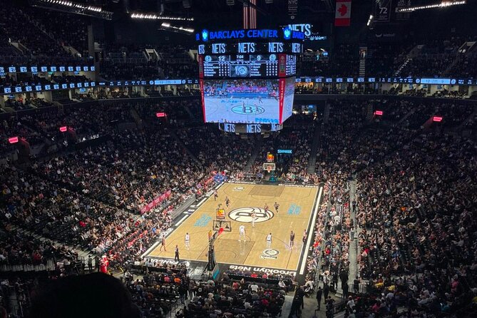 Brooklyn Nets Basketball Game Ticket at Barclays Center - Food, drinks, and merchandise inside Barclays Center