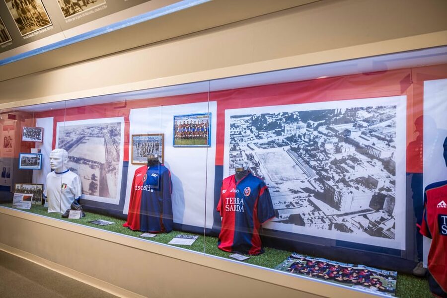 Cagliari Stadium Experience with Sardinian Aperitif - Sardinian food and drinks beside the field