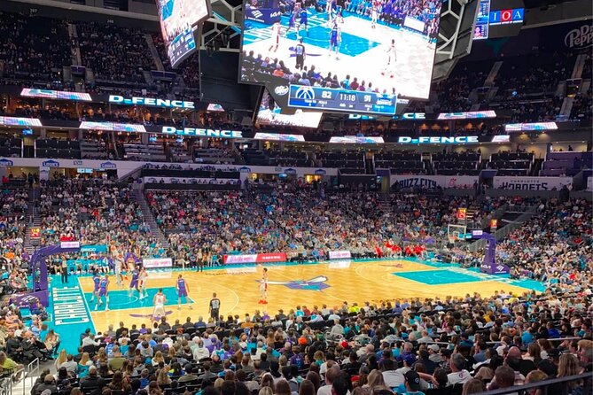 Charlotte Hornets Basketball Game Ticket at Spectrum Center - Arriving at Spectrum Center in downtown Charlotte