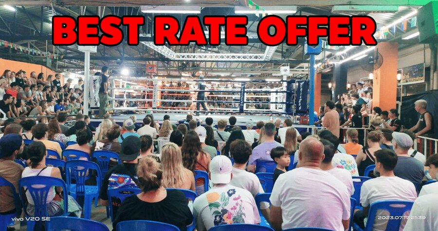 Chiang Mai: Kalare Night Bazaar Boxing Stadium Muay Thai - Food, drinks, and the Night Bazaar setting
