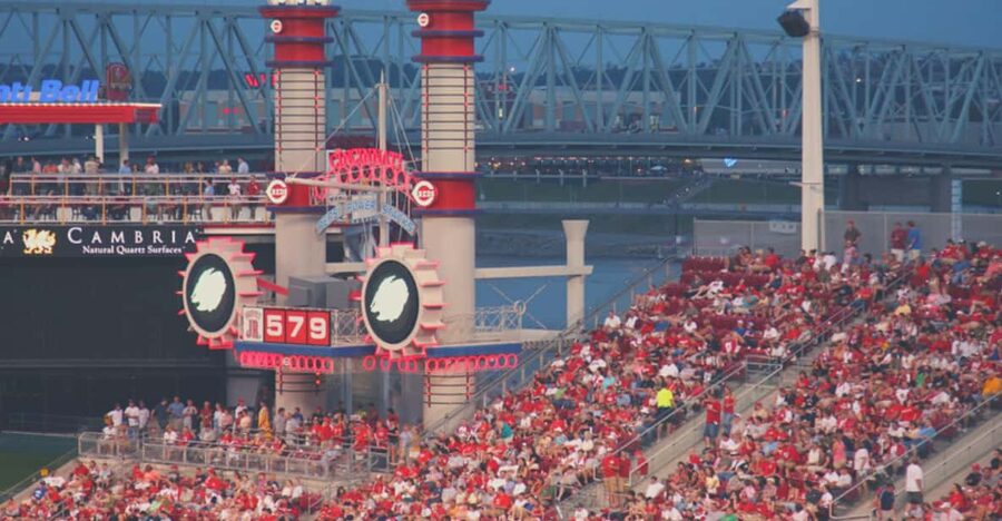 Cincinnati: Cincinnati Reds Baseball Game Ticket - A Reds game in Cincinnati’s riverfront ballpark