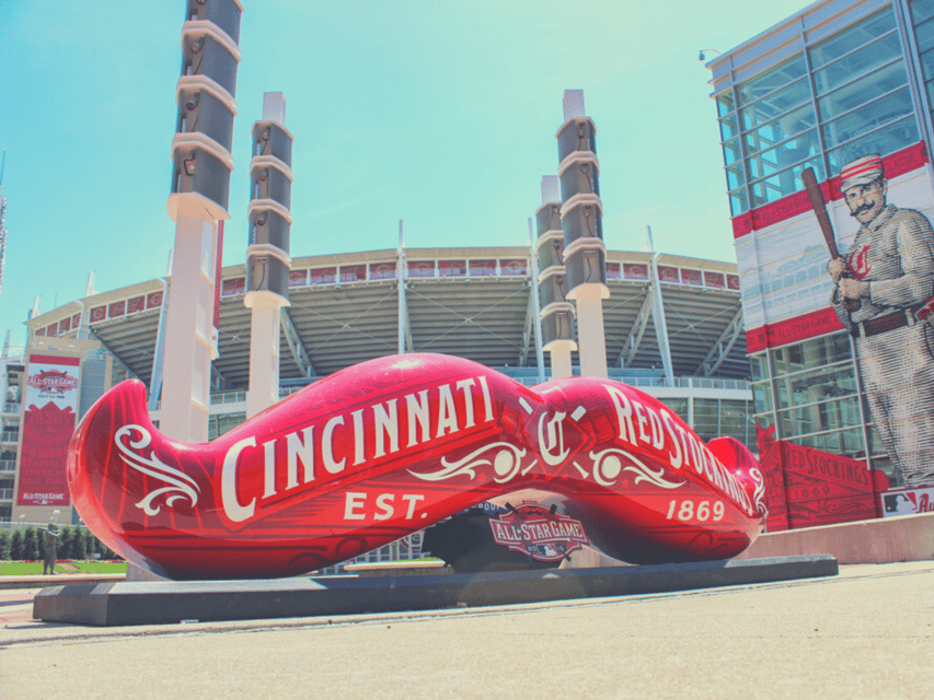 Cincinnati: Cincinnati Reds Baseball Game Ticket - Great American Ball Park and the Ohio River setting