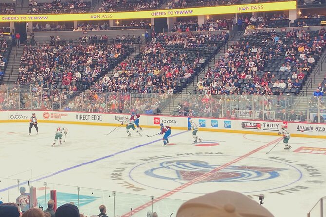 Colorado Avalanche Ice Hockey Game Ticket at Ball Arena - Why an Avalanche game is a good Denver night out