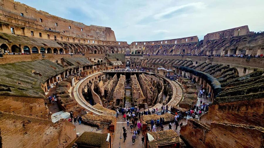 Colosseum Arena Tour, Palatine Hill and Roman Forum - Entering at the Arch of Constantine