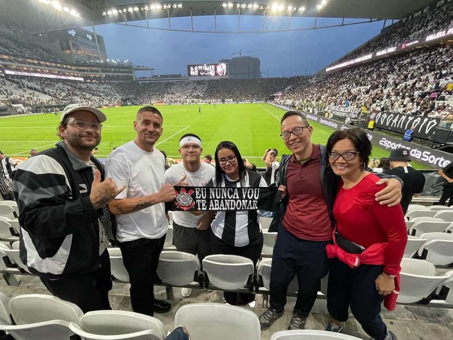 Corinthians Football Game Experience - The Pernil sandwich and the pre-match meal