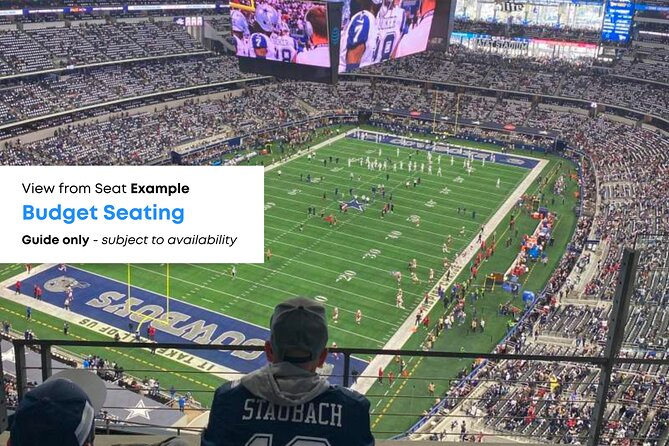 Dallas Cowboys Football Game Ticket at AT&T Stadium - Is $95.94 a fair price?