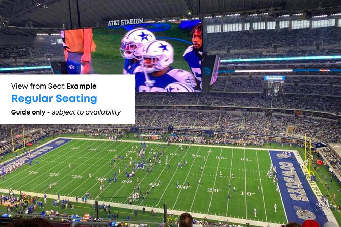 Dallas Cowboys Football Game Ticket at AT&T Stadium - Getting to Arlington and planning the day
