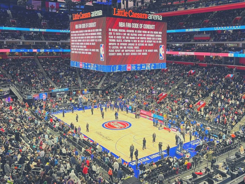 Detroit: Detroit Pistons Basketball Game Ticket - Why a Pistons game works so well in Detroit