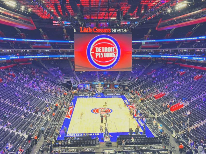 Detroit: Detroit Pistons Basketball Game Ticket - The arena atmosphere, from Hooper to the final buzzer