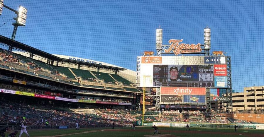 Detroit: Detroit Tigers Baseball Game at Comerica Park - Food, drinks, and the outfield attractions