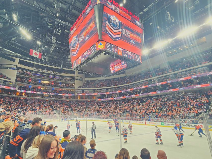 Edmonton: Edmonton Oilers Ice Hockey Game Ticket - The first minutes inside the arena
