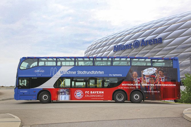 FC Bayern Munich Allianz Arena Tour and Panoramic Munich Tour - Inside Allianz Arena, From the Press Room to the Pitch
