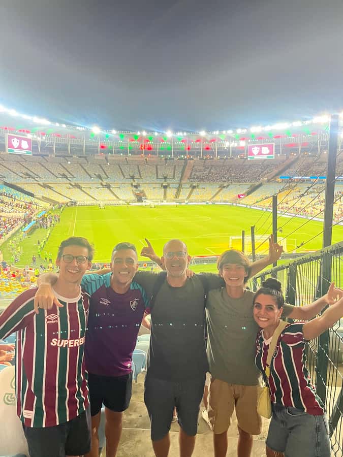 Fluminense Football Match at Maracanã with Local Hosts - Safety, crowds, and leaving after the match