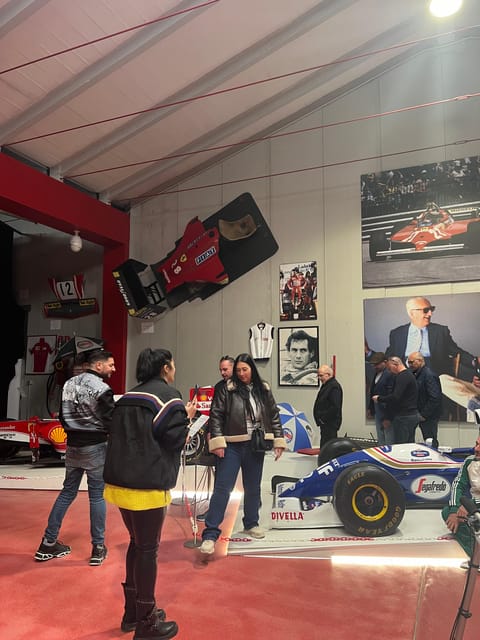 From Bologna: Ferrari Museums, Factory Tour and F1 Simulator - Transport, group size, and the role of the driver