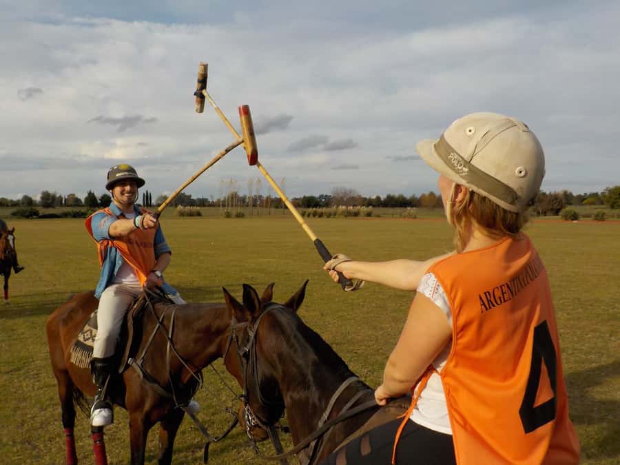 From Buenos Aires: Polo Match, Lesson, and BBQ Day-Trip - The mini match and the relaxed trail ride
