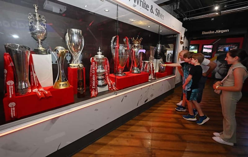 From London: Liverpool FC Stadium & Museum Rail Day Tour - The Liverpool FC museum and the club story