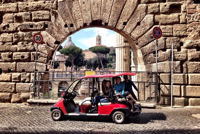Full day private guided tour of Rome by golf-cart & Colosseum and Roman Forum - Why the golf cart works well in Rome