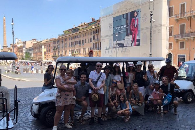 Full day private guided tour of Rome by golf-cart & Colosseum and Roman Forum - Trajan’s Column, Piazza Venezia, and Teatro di Marcello