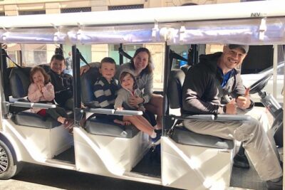 Full day private guided tour of Rome by golf-cart & Colosseum and Roman Forum