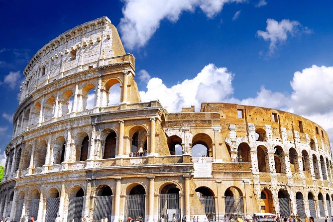 Full day private guided tour of Rome by golf-cart & Colosseum and Roman Forum - Entering the Colosseum with skip-the-line tickets