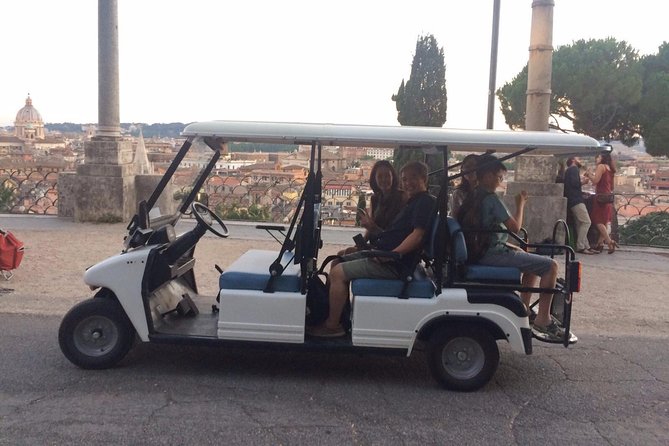 Full day private guided tour of Rome by golf-cart & Colosseum and Roman Forum - Walking the Roman Forum