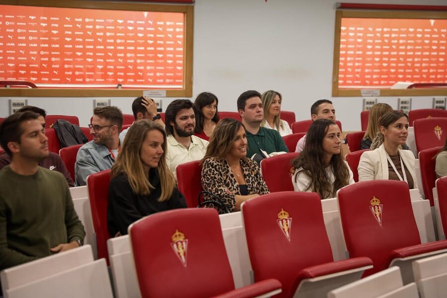 Gijon : El Molinón Stadium Guided Tour - Taking the coach’s seat in the press room