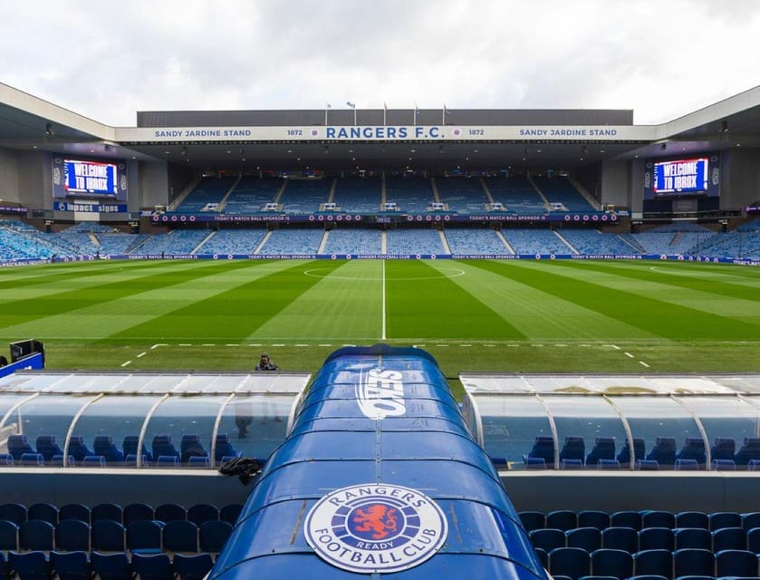 Glasgow: Ibrox Stadium Tour - The marble staircase and Main Stand entrance