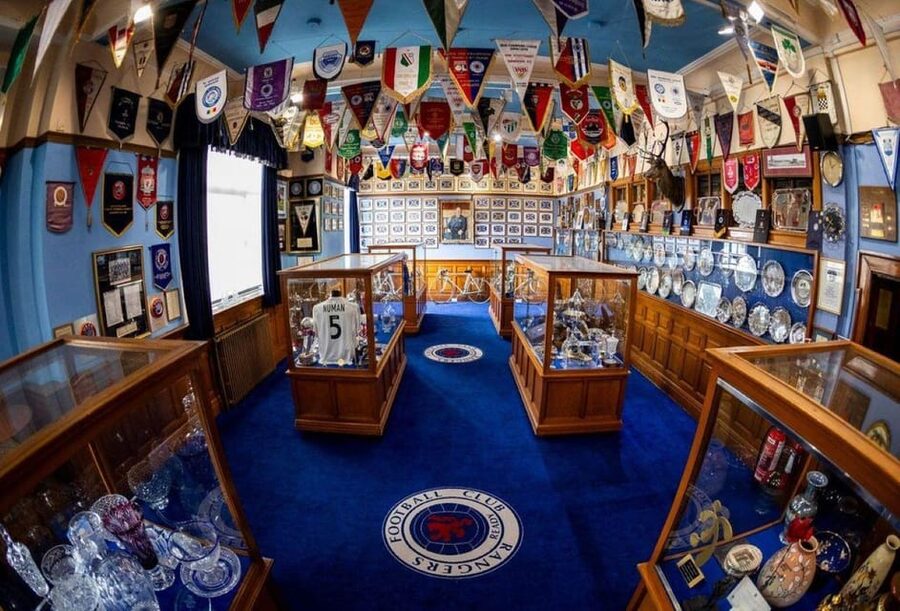 Glasgow: Ibrox Stadium Tour - The Blue Room, old Managers Room and club interiors