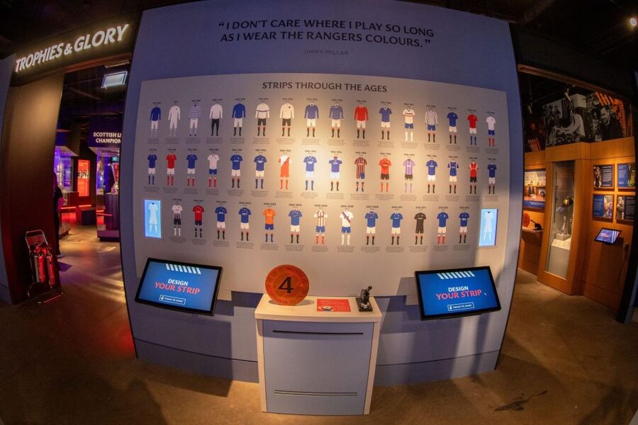 Glasgow: Rangers Football Club Museum - The trophy room is the main event