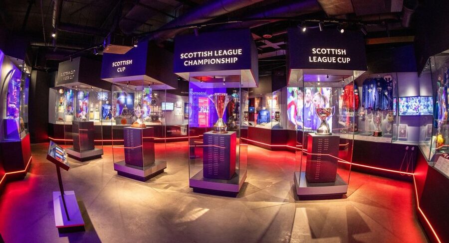 Glasgow: Rangers Football Club Museum - The cafe and Rangers shop