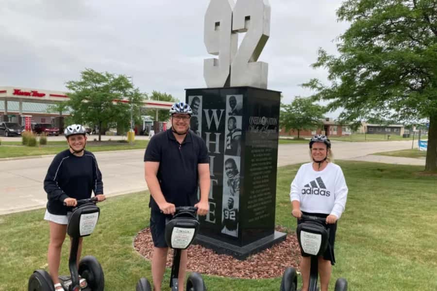 Green Bay: Stadium & Titletown District Segway Tour - Learning the Segway before the ride