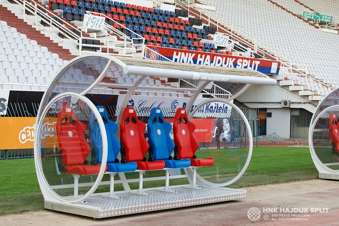 Hajduk Split Stadium Tour - The playing field and restricted areas