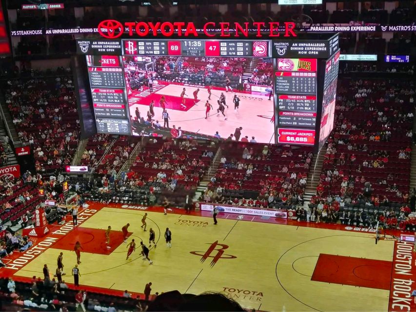 Houston: Houston Rockets NBA Basketball Game Ticket - What the 150-minute game experience is like
