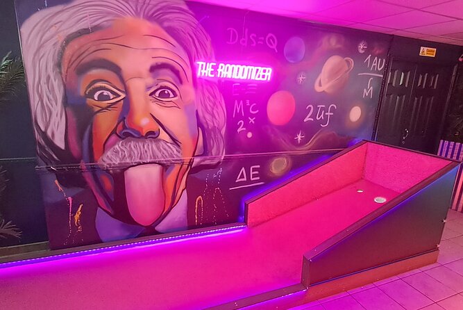 Indoor Illuminated 9 Hole Golf in Matlock Bath Peak District - Finding the meeting point at 56 N Parade