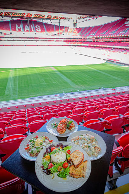 Lisbon: Benfica Stadium and Museum Tour with Lunch Voucher - The Eagle Hall and Benfica’s visual identity