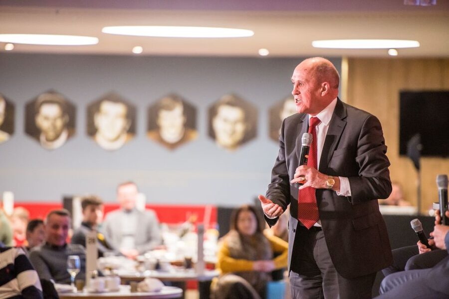 Liverpool Football Club: Legends Q&A and Stadium Tour - Main Stand views and the self-guided audio route
