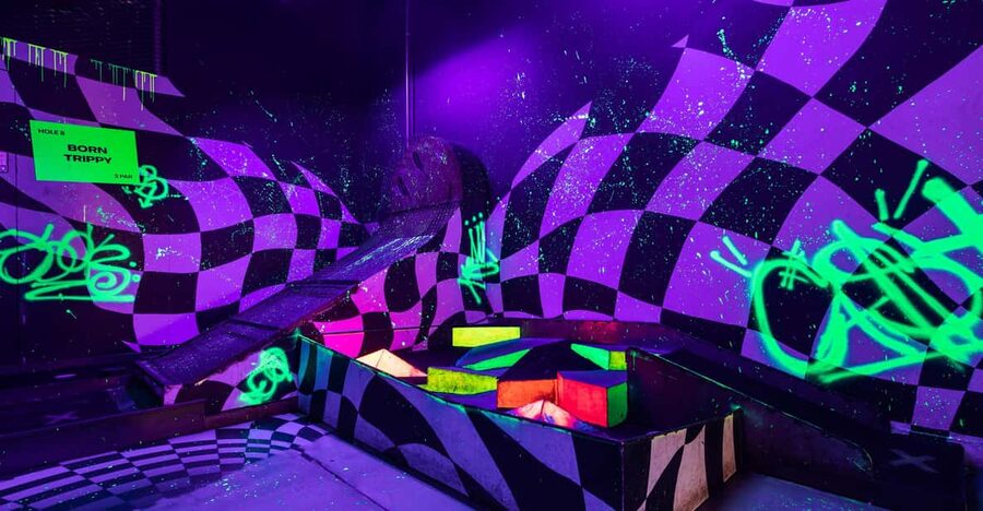 London: Shoreditch Junkyard Golf Tickets for 9 or 18 Holes - Circus FEAR-ground is creepy by design