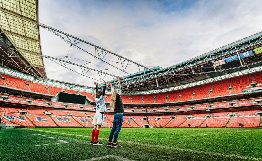 London: Wembley Stadium Guided Tour - Pitchside views and the trophy winners steps