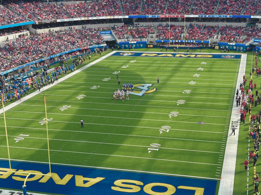 Los Angeles: LA Rams NFL Game Ticket at SoFi Stadium - Bags, security, and the cashless stadium
