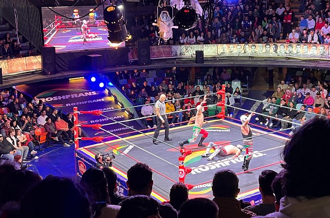 Lucha Libre Saturday Show in Mexico City (SEATS FROM BALCONY) - Two hours of masks, flying bodies, and crowd noise