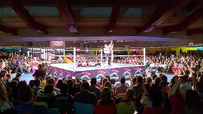 Lucha Libre wrestling show, tacos and beer with artist - Who will enjoy this most