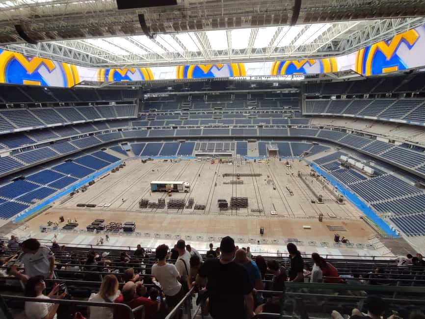 Madrid: Bernabéu Stadium Guided Tour With Megafan Upgrade - VIP areas, changing rooms, and renovation limits